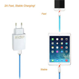 Universal USB Charger Travel mobile phone charger Power 2A fast charge Wall AC/DC adapter for iPhone iPad Samsung Tablet - SmilyDeals