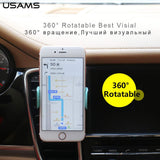 USAMS Car Phone Holder for Iphone 6 Sumsung Air Vent Mount Car Holder 360 Degree Ratotable Soporte Movil Mobile Car Phone Stand - SmilyDeals